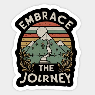 "Embrace the Journey" Sticker